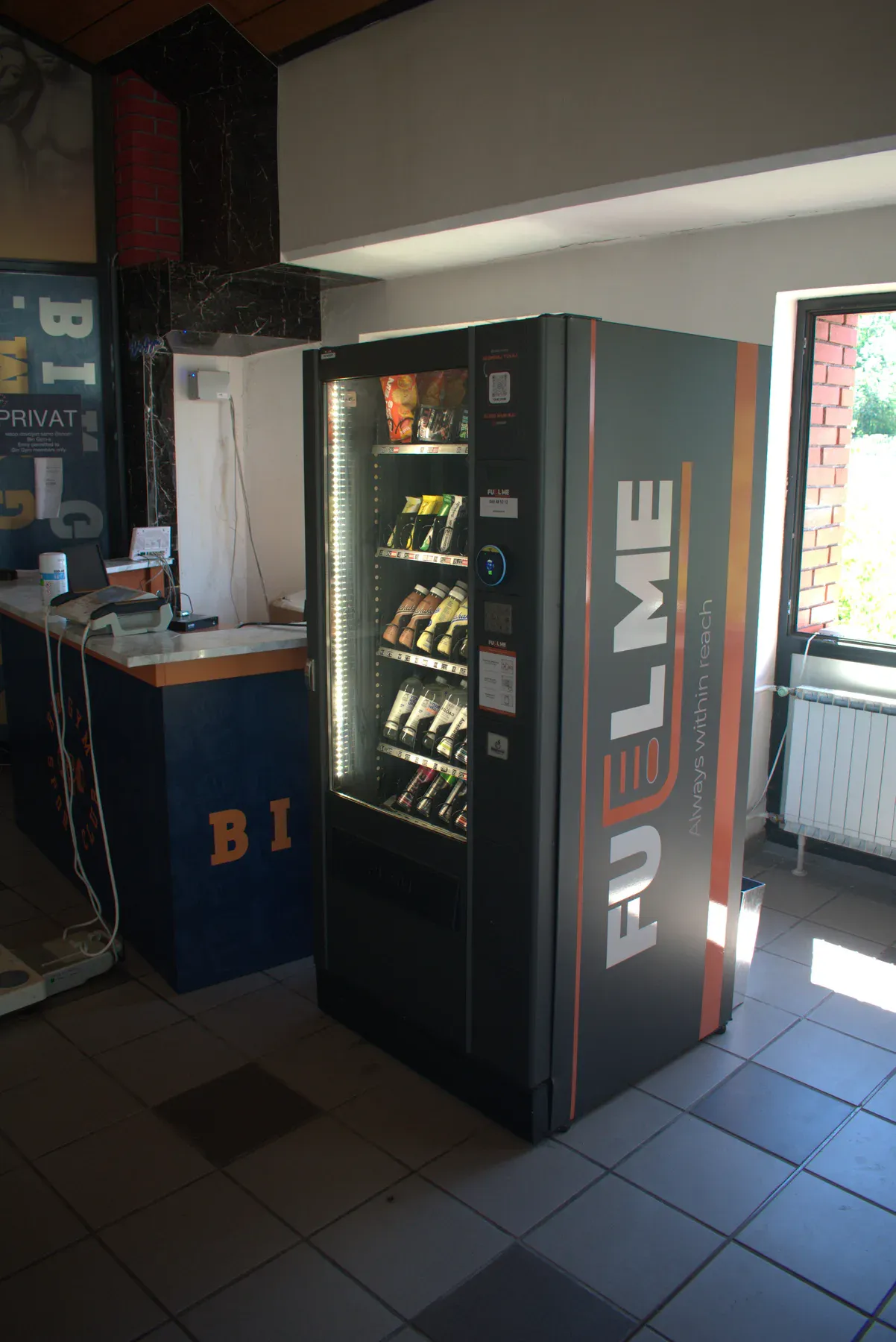 FuelMe rešitev: BinGym Šentilj